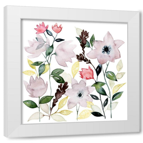 Garland Tide II White Modern Wood Framed Art Print by Popp, Grace