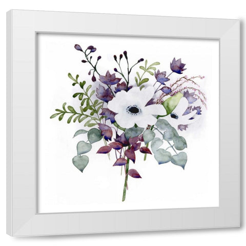Bohemian Bouquet I White Modern Wood Framed Art Print by Popp, Grace