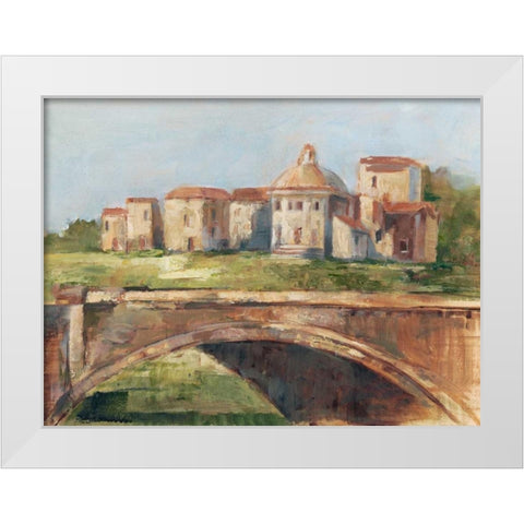 European River Bank II White Modern Wood Framed Art Print by Harper, Ethan