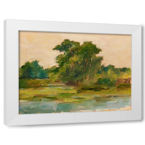 Changing Sunlight I White Modern Wood Framed Art Print by Harper, Ethan