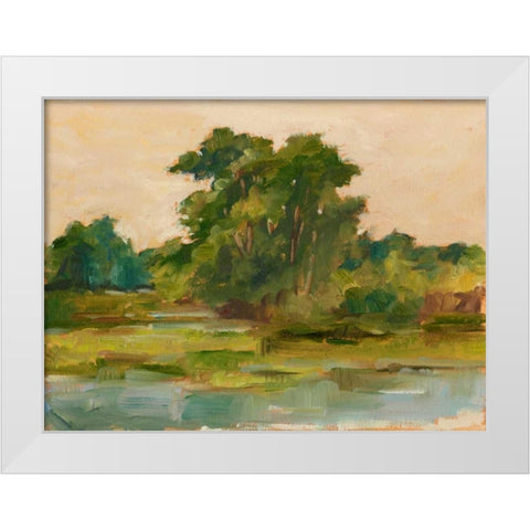 Changing Sunlight I White Modern Wood Framed Art Print by Harper, Ethan