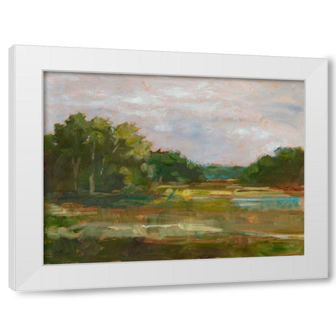 Changing Sunlight III White Modern Wood Framed Art Print by Harper, Ethan