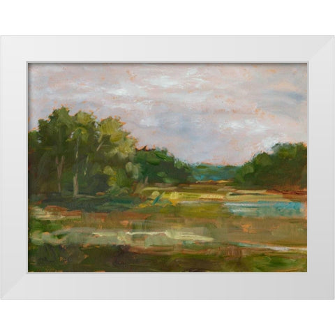 Changing Sunlight III White Modern Wood Framed Art Print by Harper, Ethan