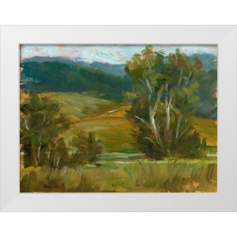 Changing Sunlight IV White Modern Wood Framed Art Print by Harper, Ethan