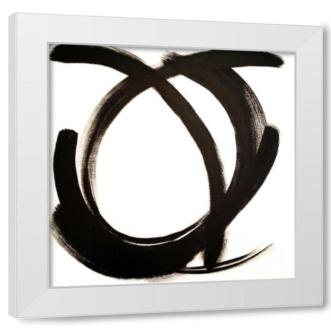 Intersection I White Modern Wood Framed Art Print by Jerry, Alison