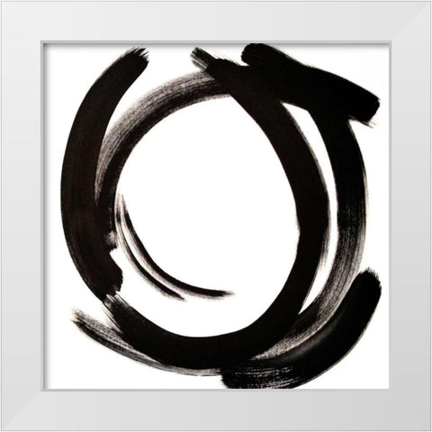 Intersection II White Modern Wood Framed Art Print by Jerry, Alison