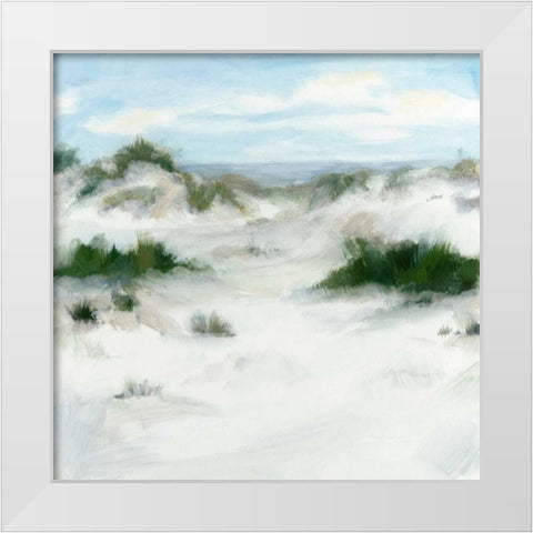White Sands II White Modern Wood Framed Art Print by Meagher, Megan