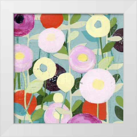 Poppy Strata I White Modern Wood Framed Art Print by Popp, Grace
