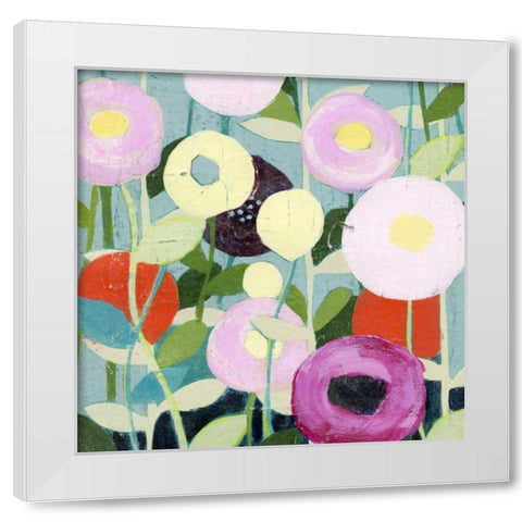 Poppy Strata II White Modern Wood Framed Art Print by Popp, Grace