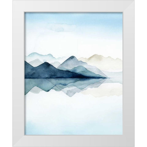 Glacial I White Modern Wood Framed Art Print by Popp, Grace