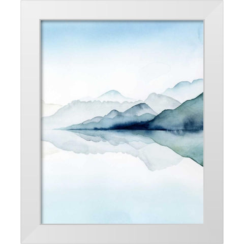 Glacial II White Modern Wood Framed Art Print by Popp, Grace