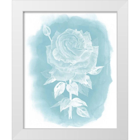 Ghost Rose II White Modern Wood Framed Art Print by Popp, Grace
