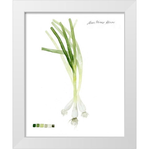 Root Vegetable V White Modern Wood Framed Art Print by Popp, Grace