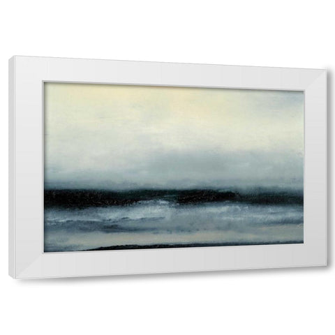 Ocean Tide III White Modern Wood Framed Art Print by Gordon, Sharon