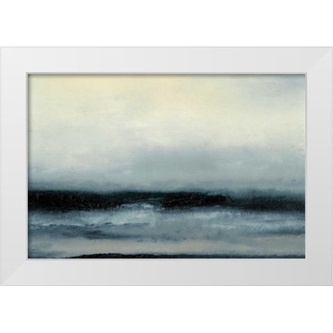 Ocean Tide III White Modern Wood Framed Art Print by Gordon, Sharon