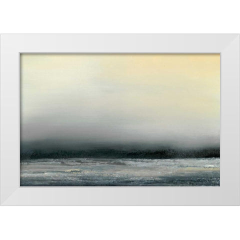 Ocean Tide IV White Modern Wood Framed Art Print by Gordon, Sharon