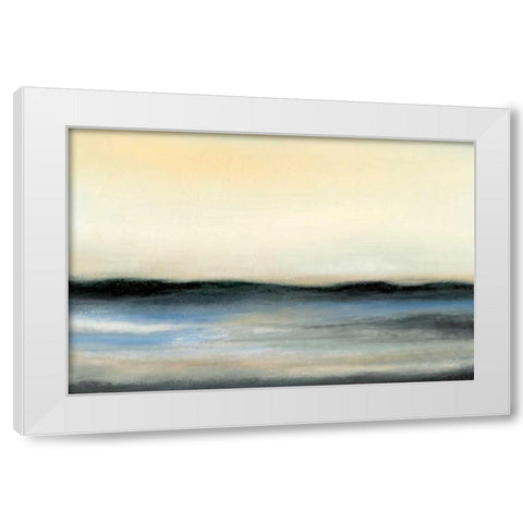 Ocean Tide V White Modern Wood Framed Art Print by Gordon, Sharon