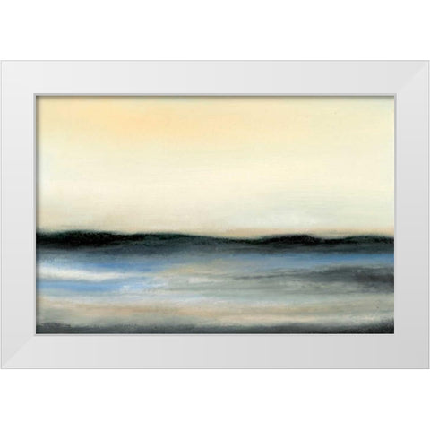 Ocean Tide V White Modern Wood Framed Art Print by Gordon, Sharon