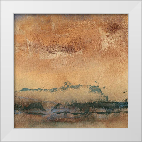 Origin Abstract I White Modern Wood Framed Art Print by Gordon, Sharon