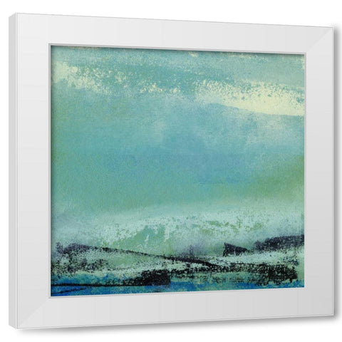 Origin Abstract V White Modern Wood Framed Art Print by Gordon, Sharon