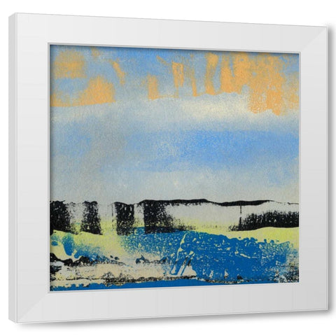 Origin Abstract VII White Modern Wood Framed Art Print by Gordon, Sharon