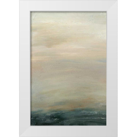 Soft Horizon  I White Modern Wood Framed Art Print by Gordon, Sharon