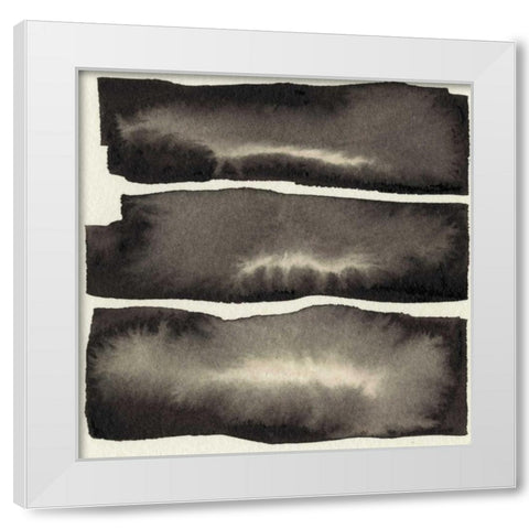 Diverge I White Modern Wood Framed Art Print by Gordon, Sharon