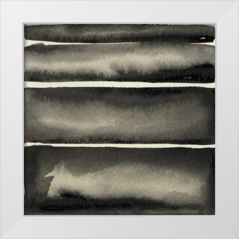 Diverge III White Modern Wood Framed Art Print by Gordon, Sharon