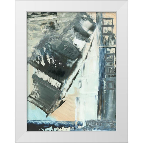 Avenue II White Modern Wood Framed Art Print by Gordon, Sharon