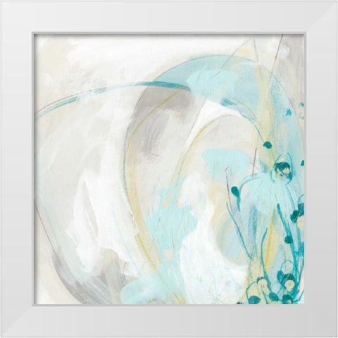 Sea Story II White Modern Wood Framed Art Print by Vess, June Erica