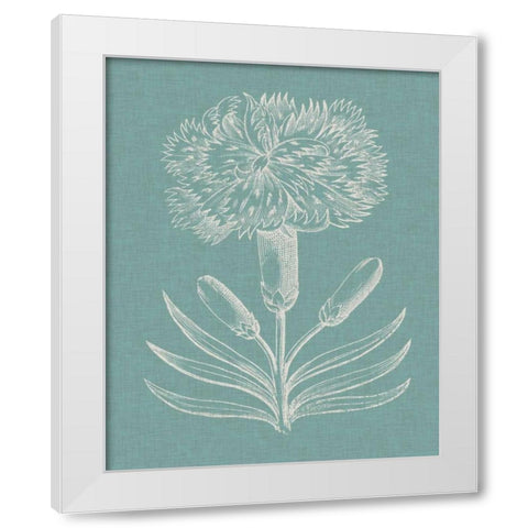 Graceful Floral II White Modern Wood Framed Art Print by Vision Studio