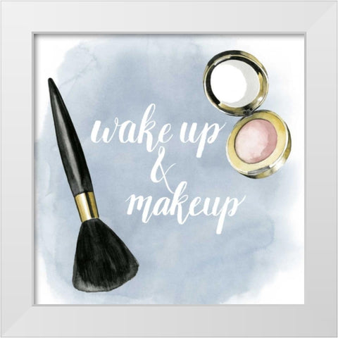 Lets Makeup II White Modern Wood Framed Art Print by Popp, Grace