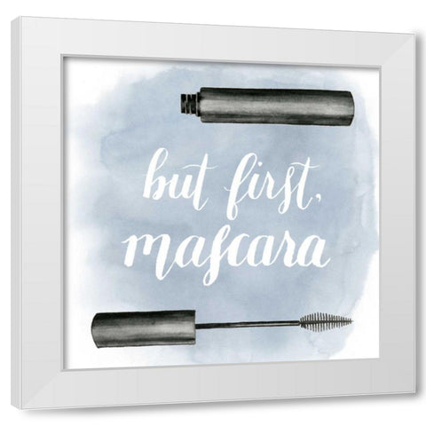 Lets Makeup III White Modern Wood Framed Art Print by Popp, Grace