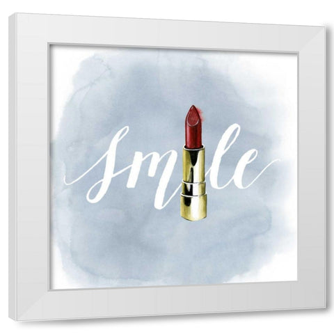Lets Makeup IV White Modern Wood Framed Art Print by Popp, Grace