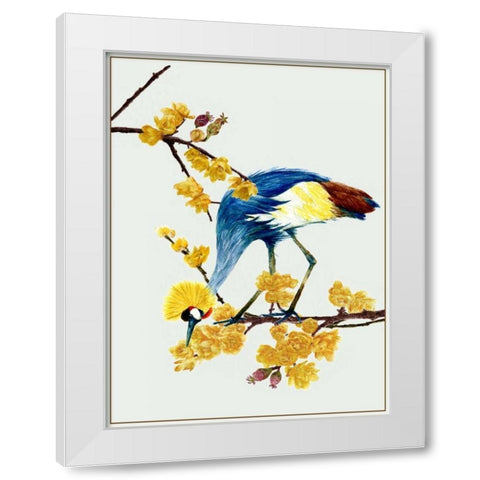 Chimonanthus Praecox I White Modern Wood Framed Art Print by Wang, Melissa