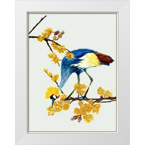 Chimonanthus Praecox I White Modern Wood Framed Art Print by Wang, Melissa