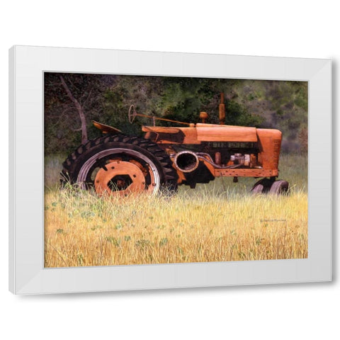 Forgotten White Modern Wood Framed Art Print by Matcham, Marcia