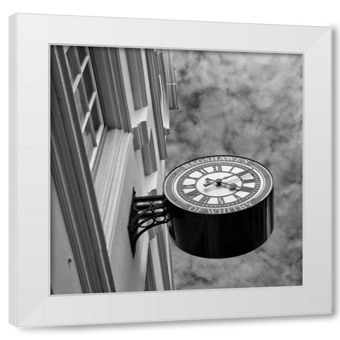 Around Town II White Modern Wood Framed Art Print by Henson, Martin