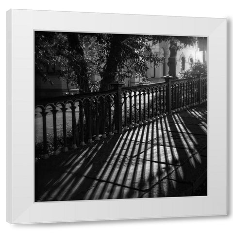 Around Town IV White Modern Wood Framed Art Print by Henson, Martin