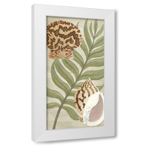Palm Beach I White Modern Wood Framed Art Print by Vess, June Erica