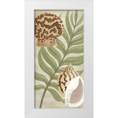 Palm Beach I White Modern Wood Framed Art Print by Vess, June Erica