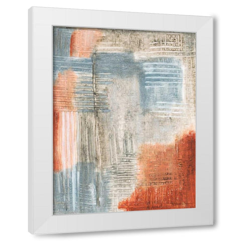 Summer Rust II White Modern Wood Framed Art Print by Lam, Vanna