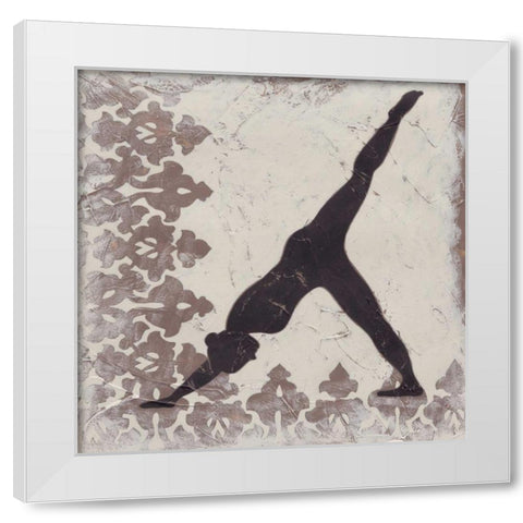 Bliss III White Modern Wood Framed Art Print by Zarris, Chariklia