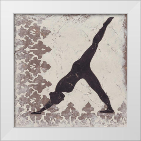 Bliss III White Modern Wood Framed Art Print by Zarris, Chariklia