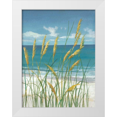 Summer Breeze II White Modern Wood Framed Art Print by OToole, Tim
