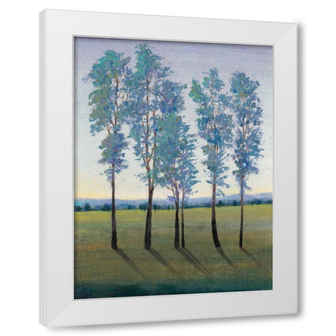 Acreage II White Modern Wood Framed Art Print by OToole, Tim
