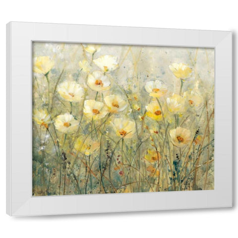 Summer in Bloom I White Modern Wood Framed Art Print by OToole, Tim