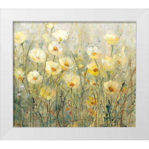 Summer in Bloom I White Modern Wood Framed Art Print by OToole, Tim