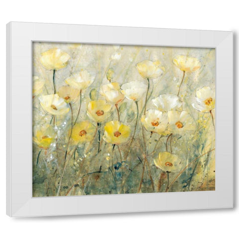 Summer in Bloom II White Modern Wood Framed Art Print by OToole, Tim