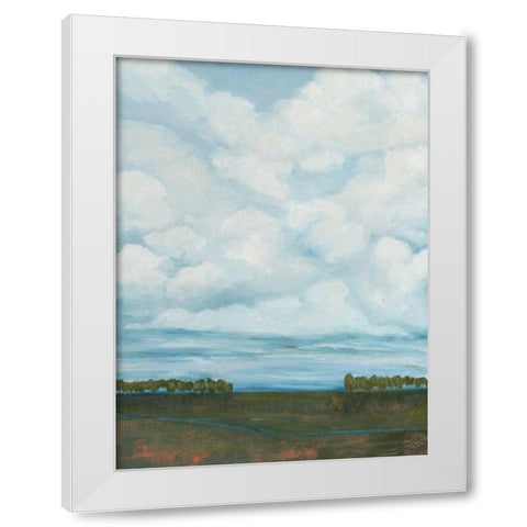 Billow II White Modern Wood Framed Art Print by Popp, Grace
